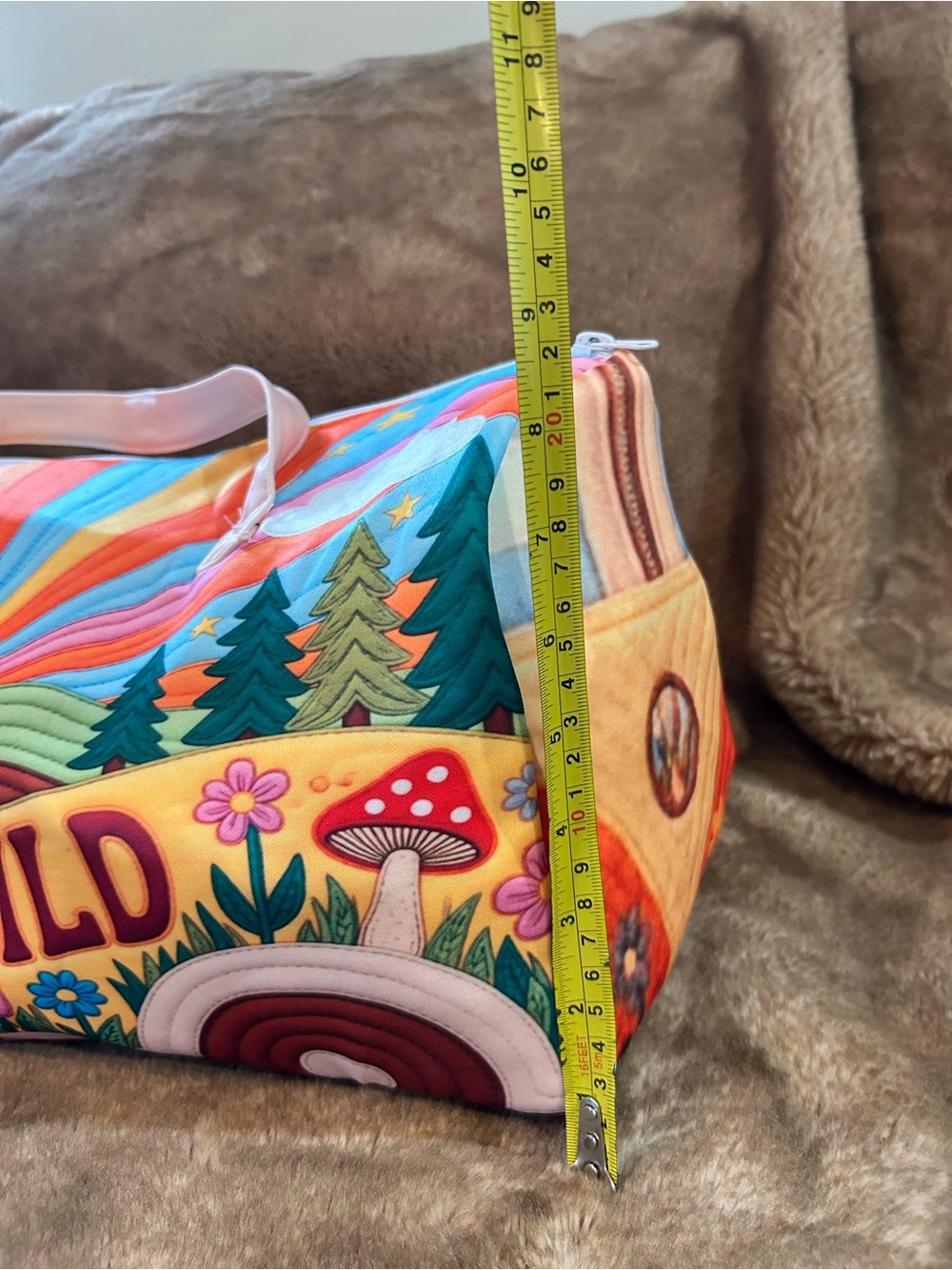 Stay Wild Colorful Travel Duffle Bag - Multicolor - Picture 8 of 10